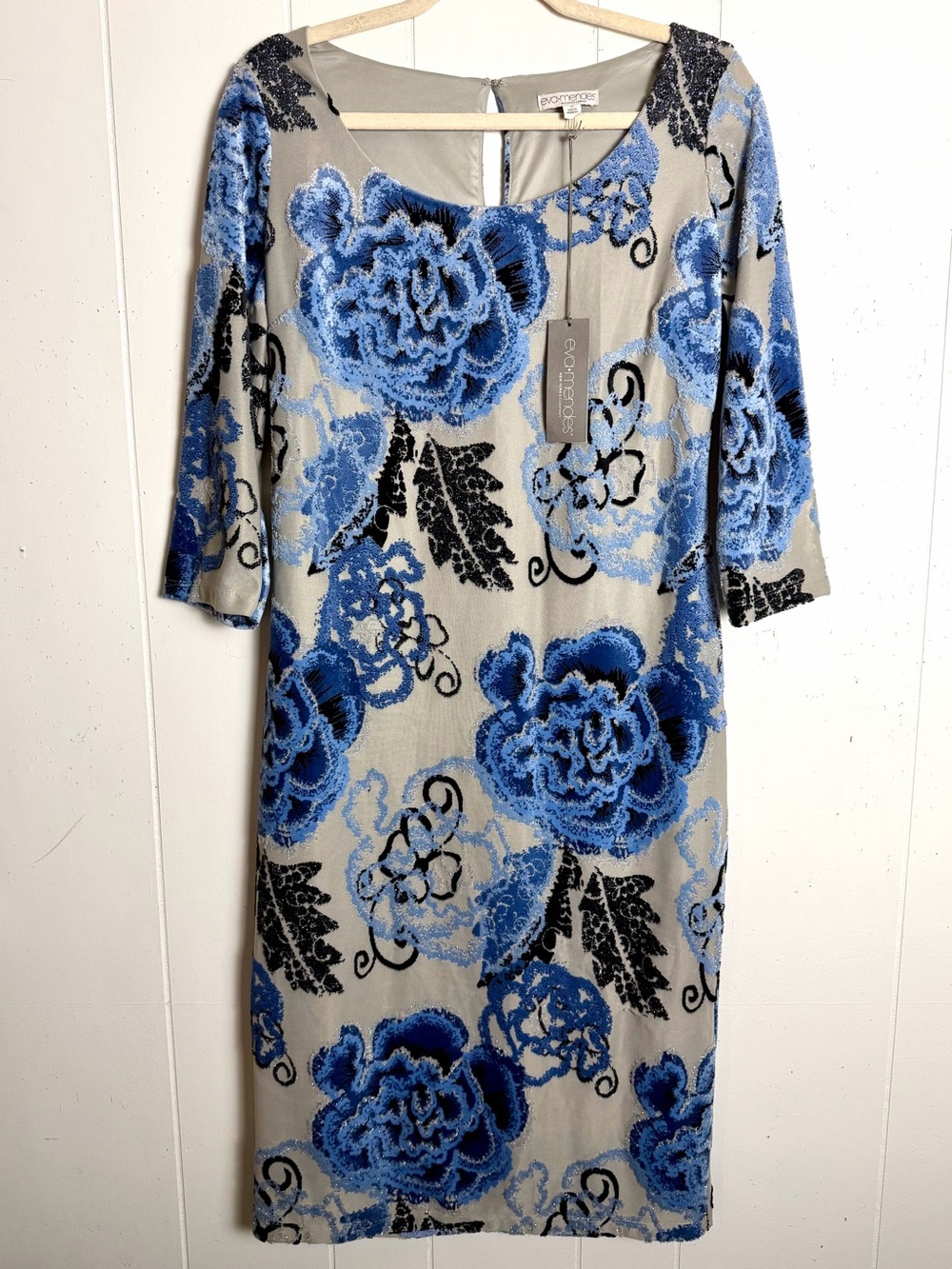 NWT Eva Mendez New York & Company Floral Midi Dress size 10
